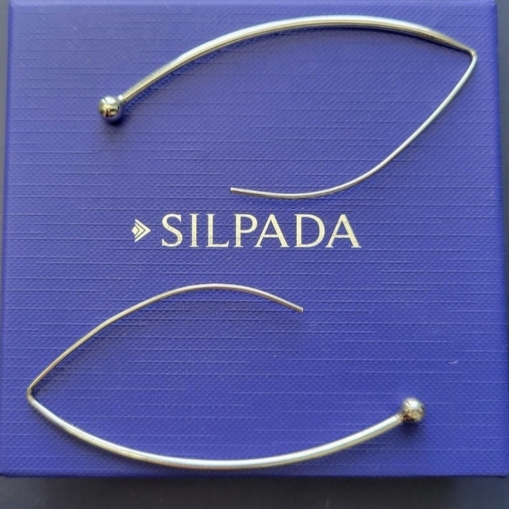Silpada Spheres on Wires Drop Earrings